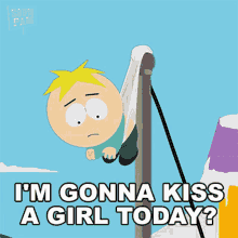 Im Gonna Kiss A Girl Today Butters Stotch GIF - Im Gonna Kiss A Girl Today Butters Stotch South Park GIFs
