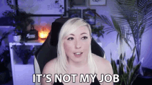 Its Not My Job Ashni GIF - Its Not My Job Ashni Its Not My Responsibility GIFs