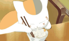 Natsume Eating GIF - Natsume Eating Yuujinchou GIFs