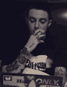 Mac Miller Smoking GIF - Mac Miller Smoking GIFs