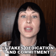 It Takes Dedication And Commitment Shellby Sells GIF - It Takes Dedication And Commitment Shellby Sells Bustle GIFs