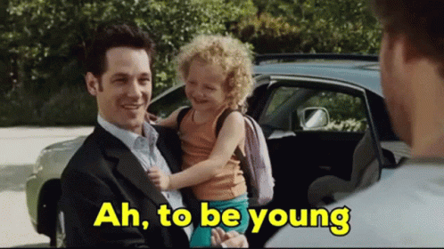 Knocked Up Paul Rudd GIF - Knocked Up Paul Rudd Ah To Be Young GIFs