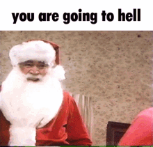 Santa Go To Hell GIF - Santa Go To Hell Funny GIFs