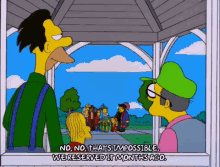 No No, That'S Impossible. - The Simpsons GIF - Impossible Simpsons Skinner GIFs