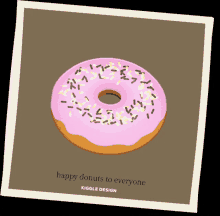 Happy Donuts To Everyone Kiggle Design GIF - Happy Donuts To Everyone Donuts Kiggle Design GIFs
