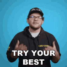 Try Your Best Nolan Sykes GIF - Try Your Best Nolan Sykes Donut Media GIFs