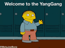 Yang Gang Simpsons GIF - Yang Gang Yang Simpsons GIFs
