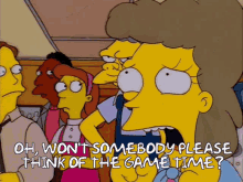 Simpsons Think Of The Game Time GIF - Simpsons Think Of The Game Time GIFs