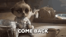 Come Back Oleg GIF - Come Back Oleg Baby Meerkat GIFs