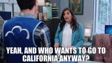 Superstore Amy Sosa GIF - Superstore Amy Sosa Yeah And Who Wants To Go To California Anyway GIFs