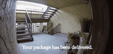 delivered package delivered your package has been delivered delivery man delivery