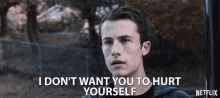 I Dont Want You To Hurt Yourself Clay Jensen GIF - I Dont Want You To Hurt Yourself Clay Jensen Dylan Minnette GIFs