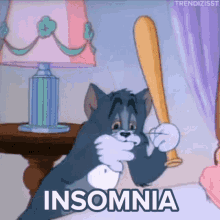 Insomnia Tired GIF - Insomnia Tired Tom And Jerry GIFs