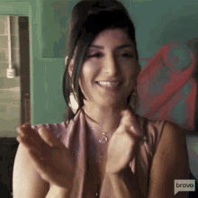 Clapping Destiney Rose GIF - Clapping Destiney Rose Shahs Of Sunset GIFs