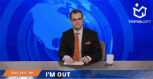 Nude Shorts I'M Out GIF - Reporter News Anchor GIFs