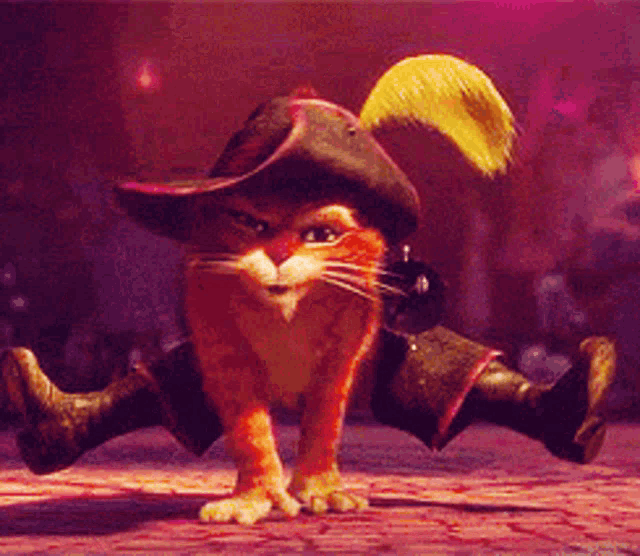 Puss In Boots Cat GIF - Puss In Boots Cat Funny GIFs.