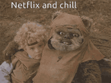 Netflix And Chill Ewoks GIF - Netflix And Chill Ewoks Star Wars GIFs
