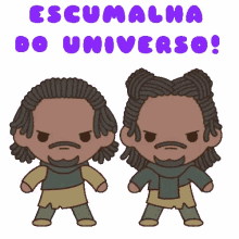escumalha do universo scum of universe villains les twins the twins