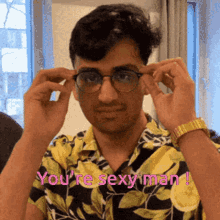 Wink Youre Sexy Man Gif Wink Youre Sexy Man Glasses Discover Share Gifs