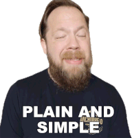 Plain And Simple Ryan Bruce Sticker - Plain And Simple Ryan Bruce Fluff Stickers
