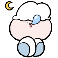 Bedtime Rest Sticker - Bedtime Rest Snore Stickers
