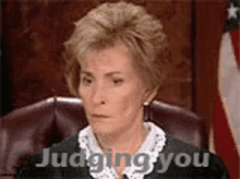 Judge Judy GIF - Judge Judy Side Eye Judging GIFs