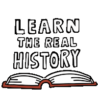 Mary Lytle Learn The Real History Sticker - Mary Lytle Learn The Real History History Stickers