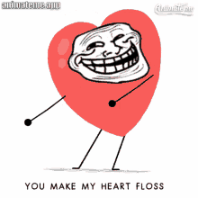 You Make My Heart Floss Floss Dance GIF - You Make My Heart Floss Heart Floss GIFs
