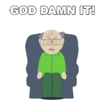 God Damn It Mr Garrison Sticker - God Damn It Mr Garrison South Park Stickers