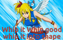 Whip It Into Shape Whip It Good GIF - Whip It Into Shape Whip It Good Fairy Tail GIFs