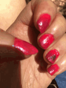 nails manicure pedicure pink nails
