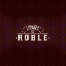 licores el roble logo animation liquors