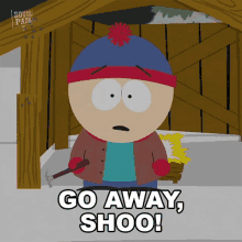 Go Away Shoo Stan Marsh GIF - Go Away Shoo Stan Marsh South Park GIFs