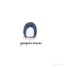 Cute Affection GIF - Cute Affection Penguin Kisses GIFs