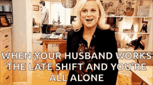excited dance amy poehler leslie knope when your husband