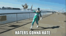 Haters Gonna Hate Power Rangers GIF - Haters Gonna Hate Power Rangers Green Ranger GIFs