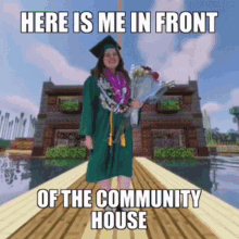 Here Is Me In Front Of The Community House Dream GIF - Here Is Me In Front Of The Community House Dream Gay GIFs
