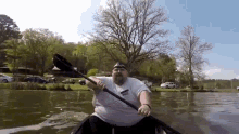 Fat Guy Canoe GIF - Fat Guy Fat Canoe GIFs