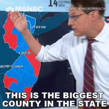 This Is The Biggest County In The State Steve Kornacki GIF - This Is The Biggest County In The State Steve Kornacki Msnbc GIFs