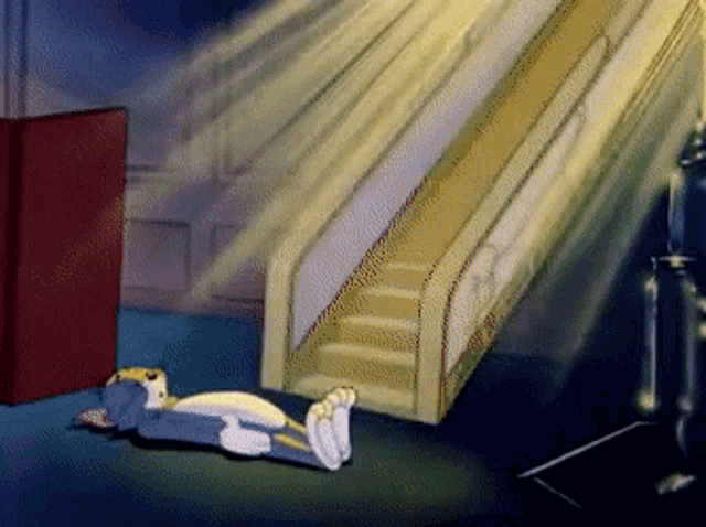 Tom And Jerry Heaven GIF - Tom And Jerry Heaven Escalator - Discover &  Share GIFs