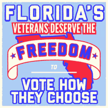 Florida Loves The Freedom To Vote How We Choose Floridas Veterans Deserve The Freedom To Vote How They Choose GIF - Florida Loves The Freedom To Vote How We Choose Floridas Veterans Deserve The Freedom To Vote How They Choose Veteran GIFs