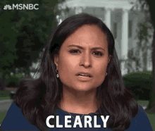 clearly obviously of course duh kristen welker