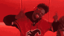 Calgary Flames Flames Win GIF - Calgary Flames Flames Win Flames Goal GIFs