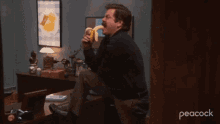 parks and recreation ron swanson nick offerman banana