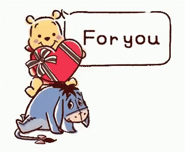 Happy Valentine Baby Pooh GIF - Happy Valentine Baby Pooh Disney GIFs