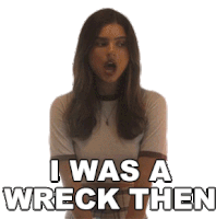 I Was A Wreck Then Renforshort Sticker - I Was A Wreck Then Renforshort Lauren Isenberg Stickers