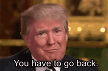 Trump - Deported GIF - Deported Deportation You Have To Go Back GIFs
