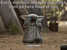 Baby Yoda Dumbass GIF - Baby Yoda Dumbass Mistake GIFs