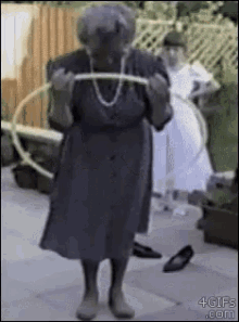Grandma Hula Hoop GIF - Grandma Hula Hoop Hop GIFs