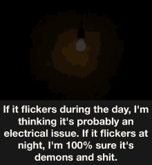 Light Bulb Flicker GIF - Light Bulb Flicker Demons GIFs
